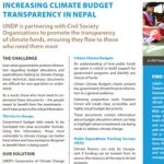 Increasing Climate Transparency in Nepal – Country Update