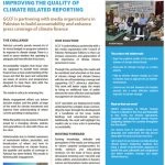 Improving the Quality of Climate Related Reporting – Pakistan Update